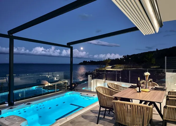 וילה Blue View - Coastal Elegance With Swim Spa, By Zantewize
